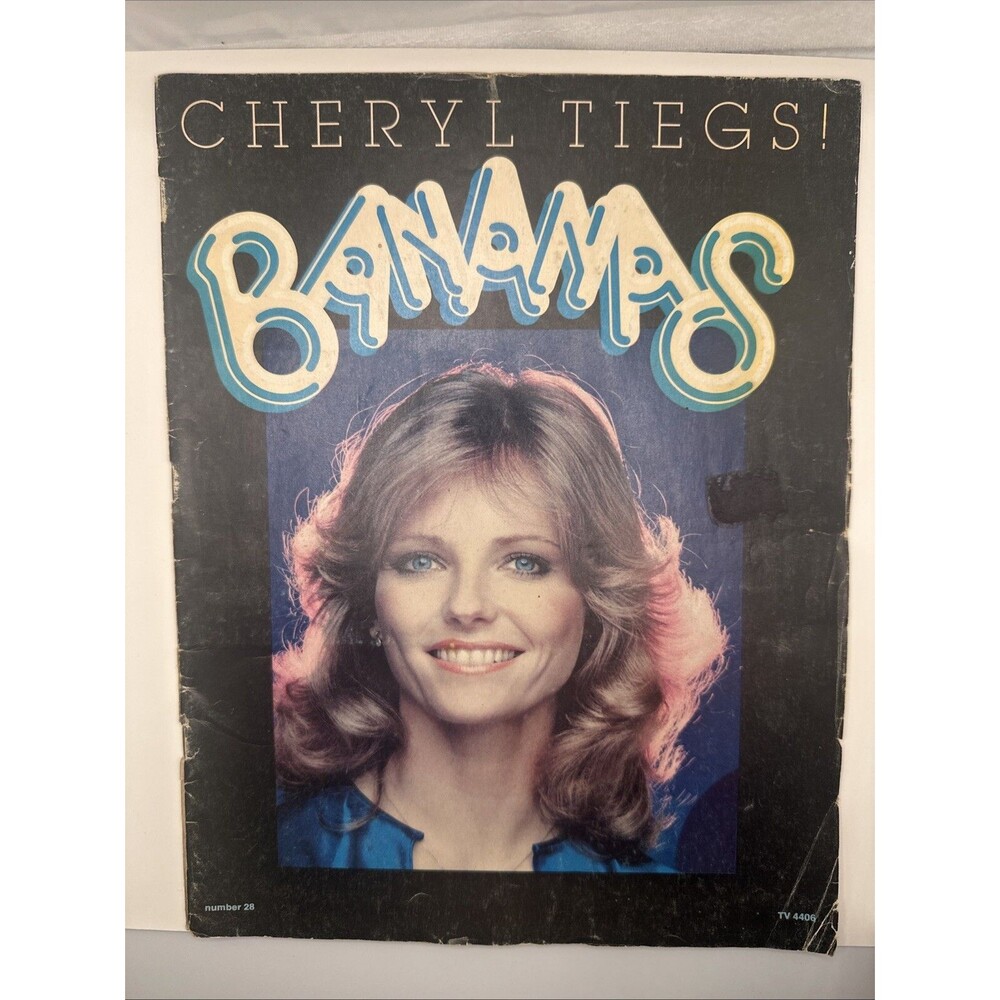 Bananas Magazine # 28 1979 Cheryl Tiegs Centerfold Shaun Cassidy Leif Garrett